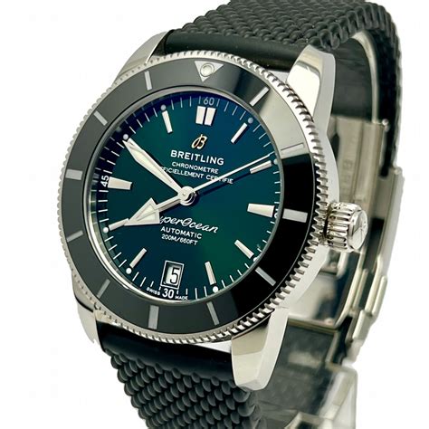 montre homme luxe breitling prix|Breitling superocean 42 green.